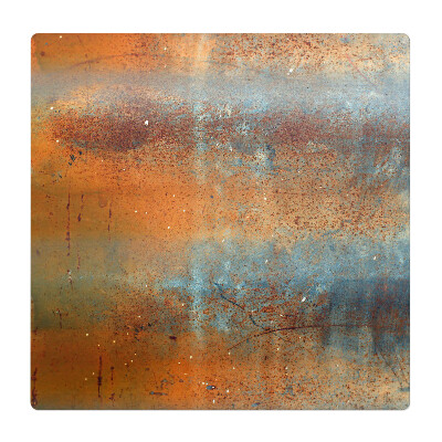 Podložka pod stoličku Hrdza a kovová textúra