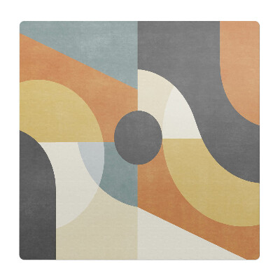 Podložka pod stoličku na kolieskach Geometrické oblúky