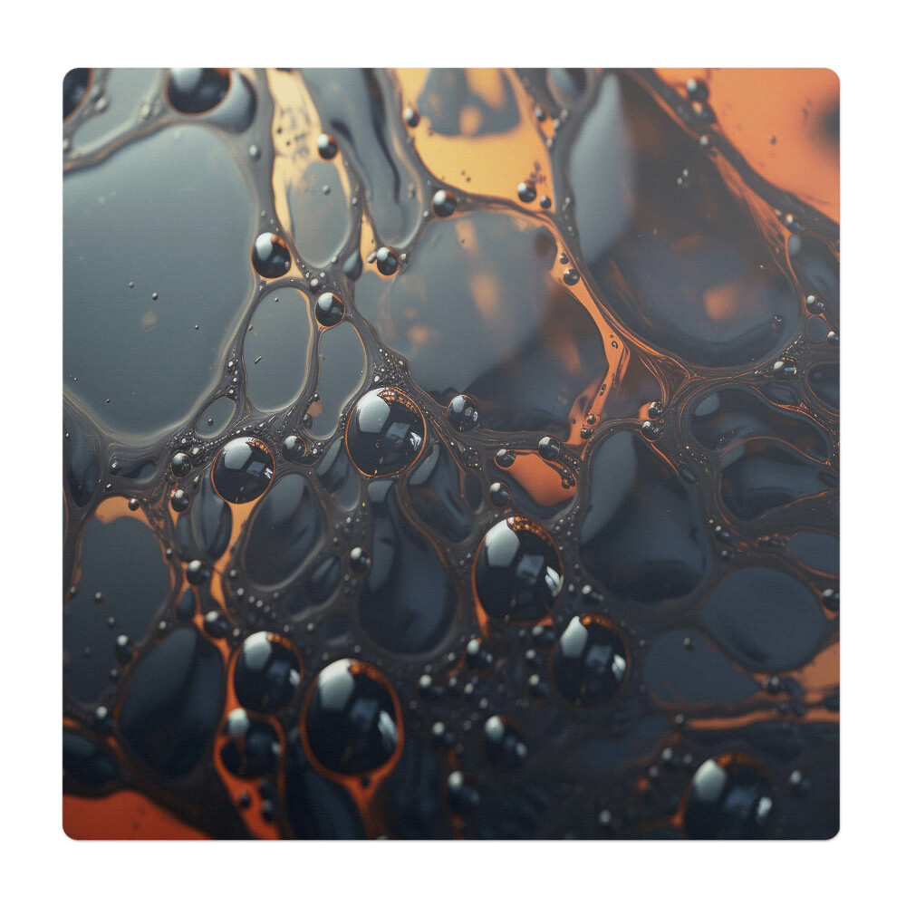 Podložka pod stoličku na kolieskach Bubliny v tekutine