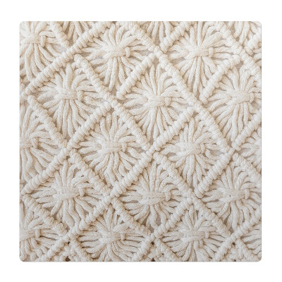 Podložka pod stoličku Štruktúra kvetu makramé