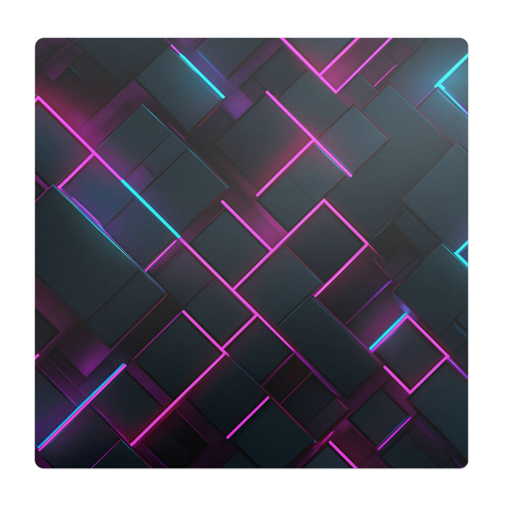 Podložka pod stoličku Neónové obdĺžniky