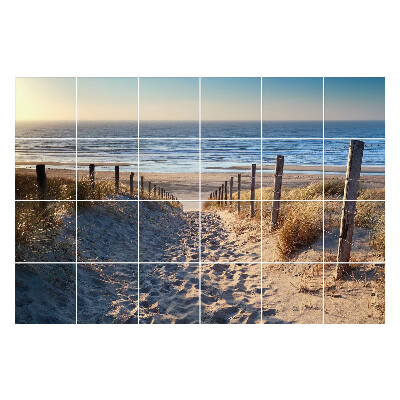 Samolepky na obklady Cesta na pláž