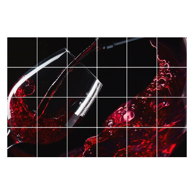 Samolepky na obklady Víno v pohári