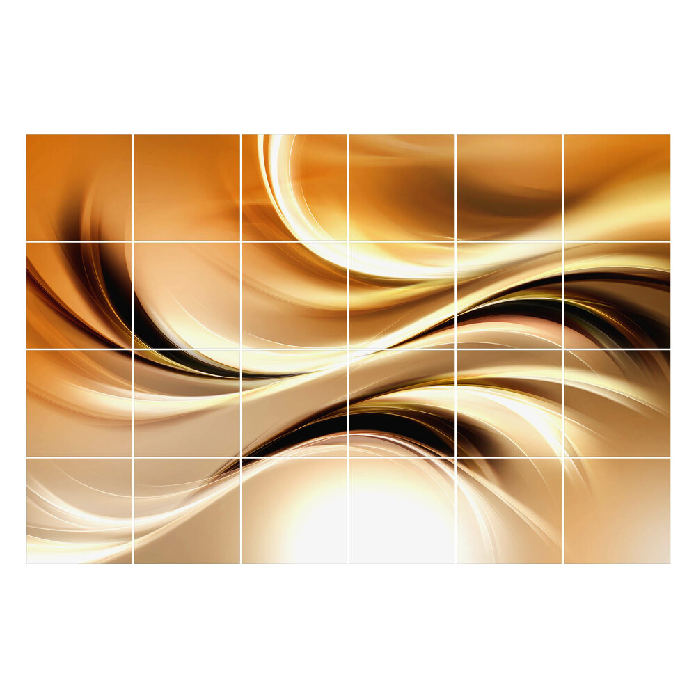 Nálepky na dlaždice Dynamické vlny a čiary