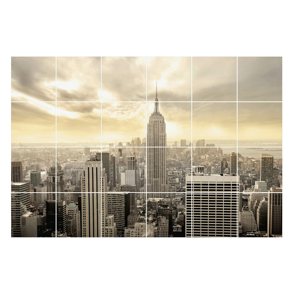 Samolepky na obklady Moderná panoráma mesta