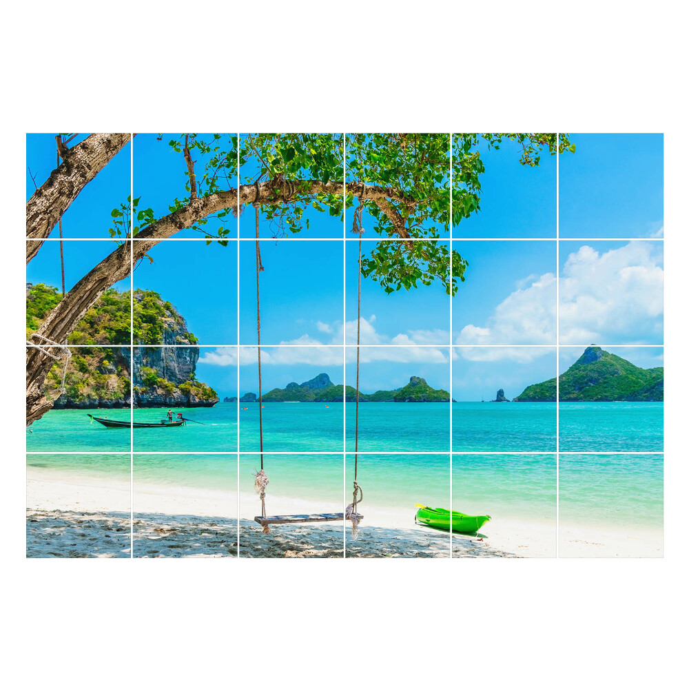 Samolepky na obklady Hojdačka pri mori