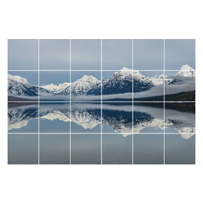 Samolepky na obklady Horská krajina s odrazom