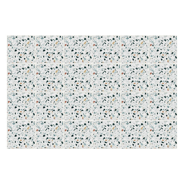 Nálepky na dlaždice Abstraktné tvary a škvrny