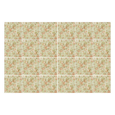 Samolepky na obklady Vintage kvetinový motív