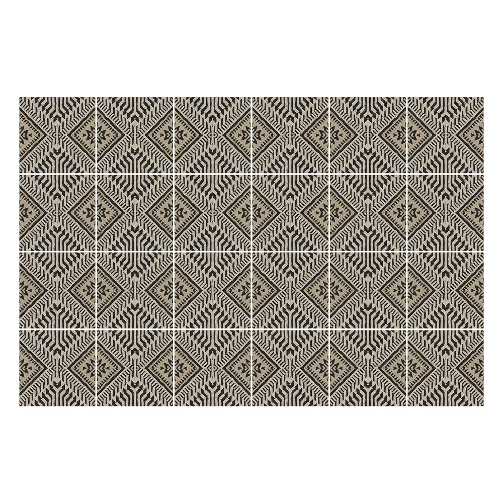 Samolepky na obklady Geometrické kosoštvorcové motívy