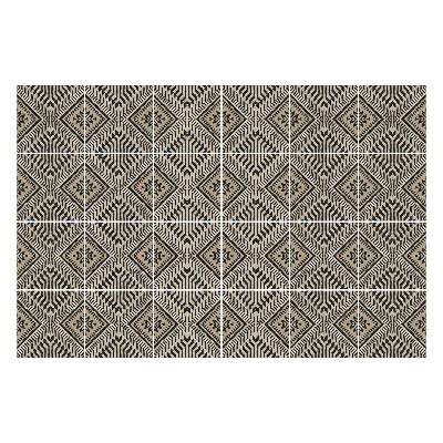 Samolepky na obklady Geometrické kosoštvorcové motívy