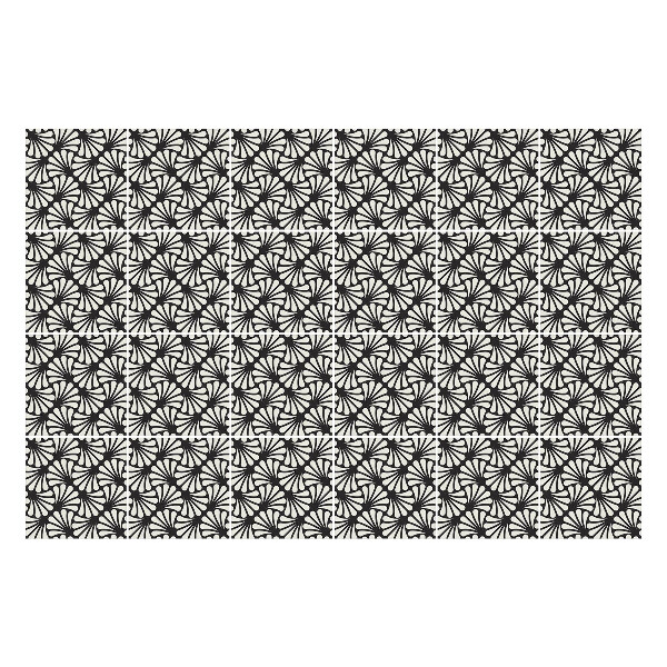 Samolepky na kachličky Štýlové rastlinné motívy