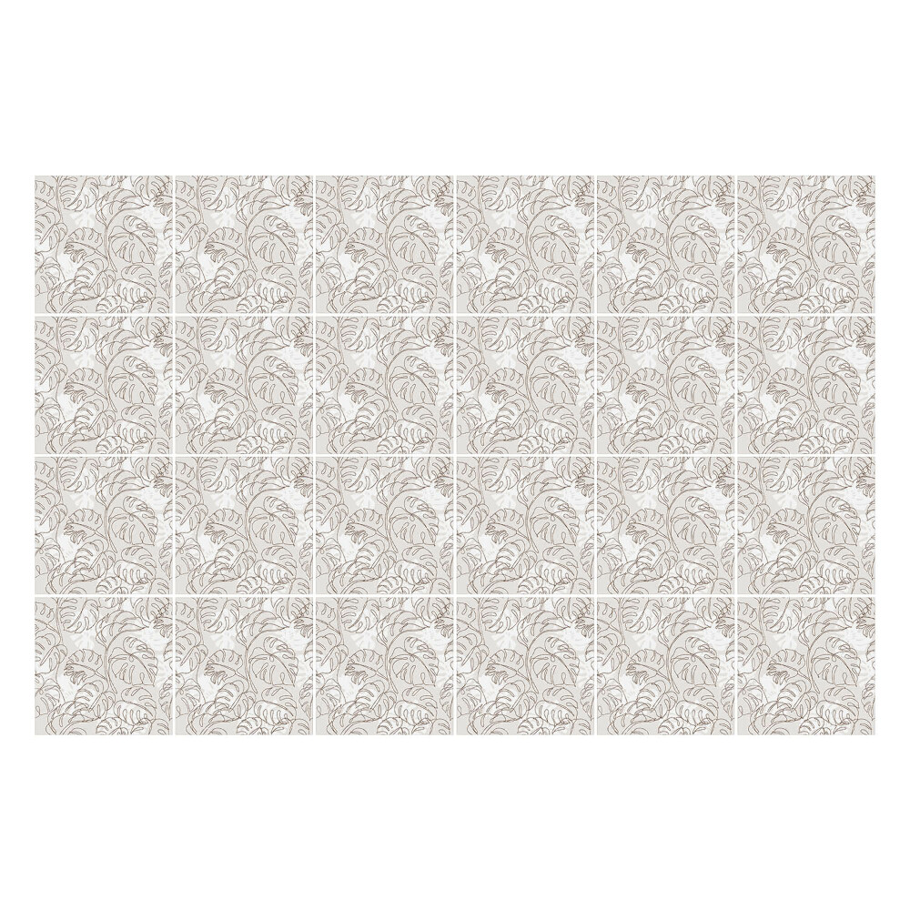 Samolepky na obklady Tropické listy v aranžmáne