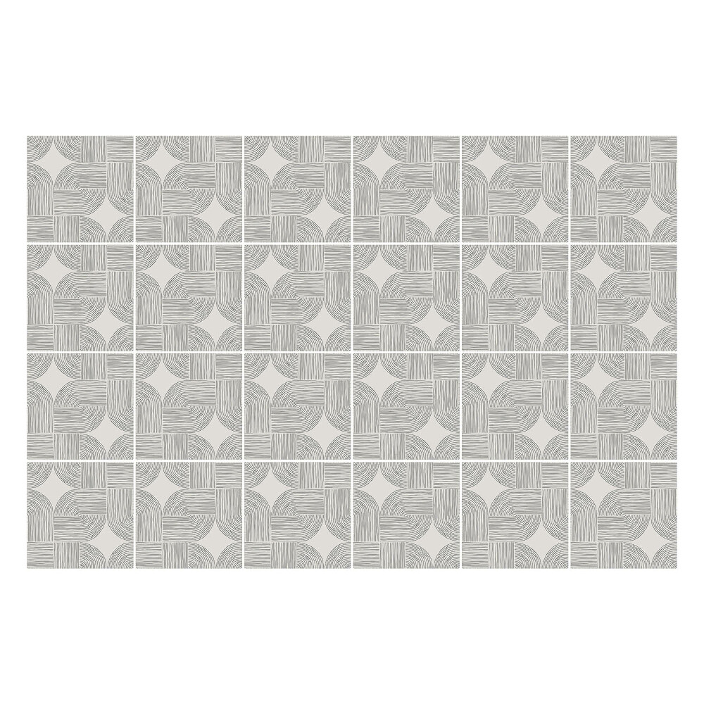 Samolepky na kachličky Prekrížené oblúky v mriežke