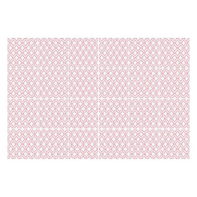 Samolepky na obklady Jemné kosoštvorce v mriežke