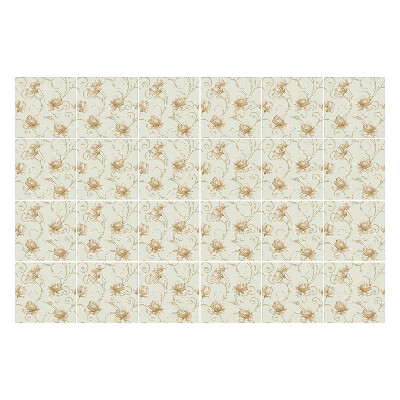 Samolepky na kachličky Jemné kvety na pozadí