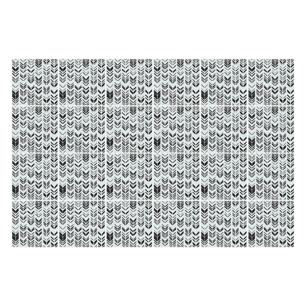 Nálepky na dlaždice Cikcaky a šípky