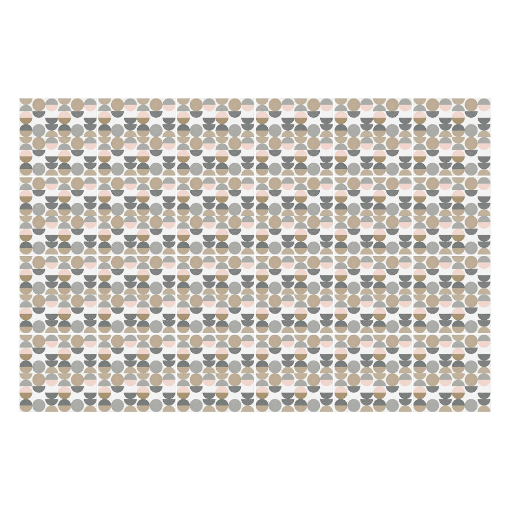 Samolepky na obklady Geometrické oválne motívy