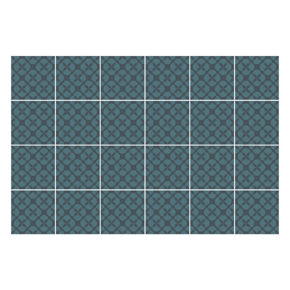 Samolepky na obklady Kvetinový motív v sieťke