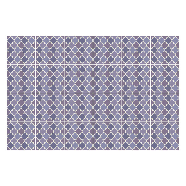 Samolepky na kachličky Geometrické tvary v mriežke