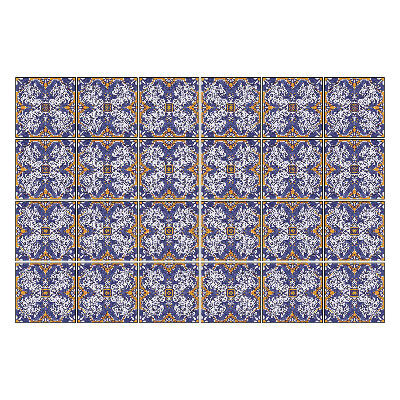 Nálepky na dlaždice Elegantný kvetinový motív