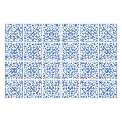 Samolepky na kachličky Modré dlaždice