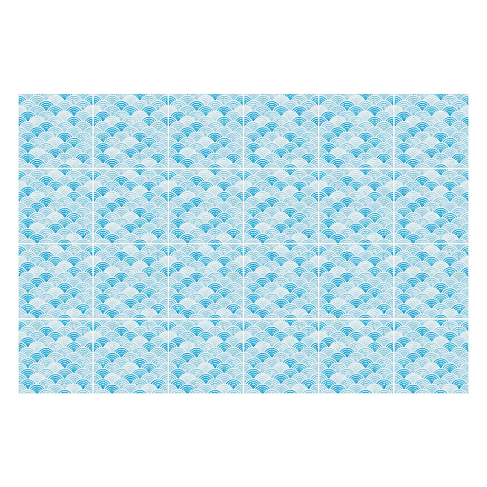 Nálepky na dlaždice Vlny v rytme harmónie