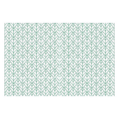 Nálepky na dlaždice Listy v pravidelnom usporiadaní