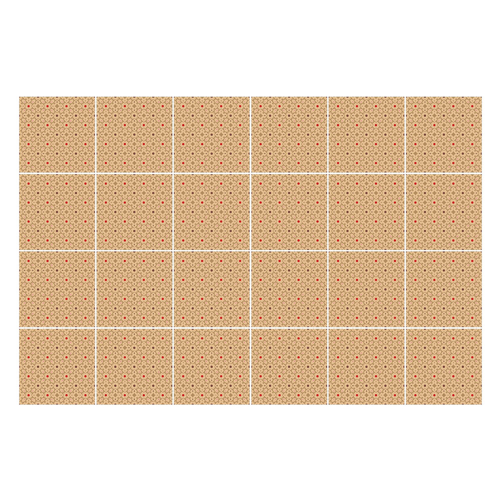 Nálepky na dlaždice Jemný kvetinový motív