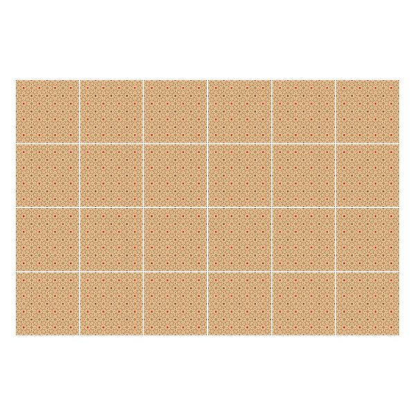 Nálepky na dlaždice Jemný kvetinový motív