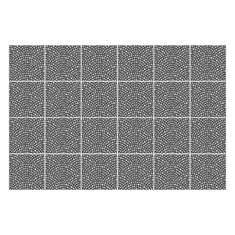 Nálepky na dlaždice Prekrížené oblúky v mriežke