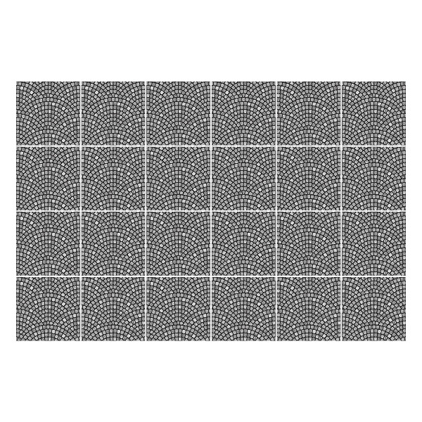 Nálepky na dlaždice Prekrížené oblúky v mriežke