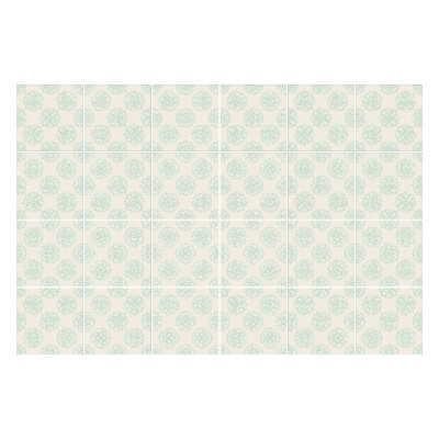 Nálepky na dlaždice Jemné kvetinové motívy