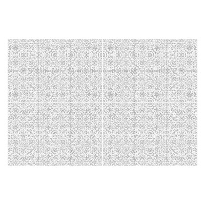 Nálepky na dlaždice Jemný, symetrický motív