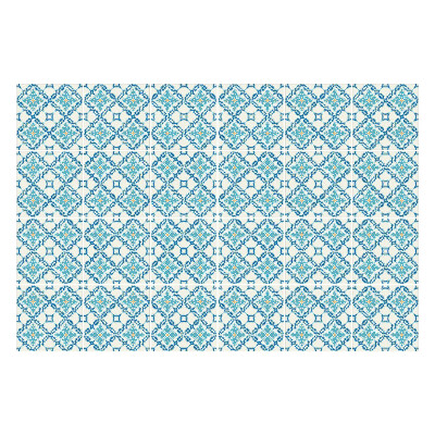 Samolepky na obklady Geometrické kvetinové motívy