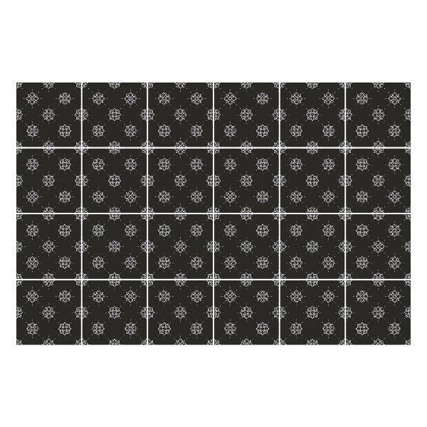 Nálepky na dlaždice Geometrické tvary v mriežke