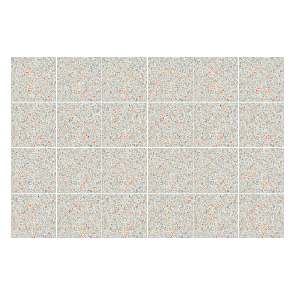 Nálepky na dlaždice Kvetinový motív s listami