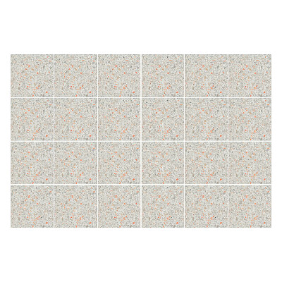 Nálepky na dlaždice Kvetinový motív s listami