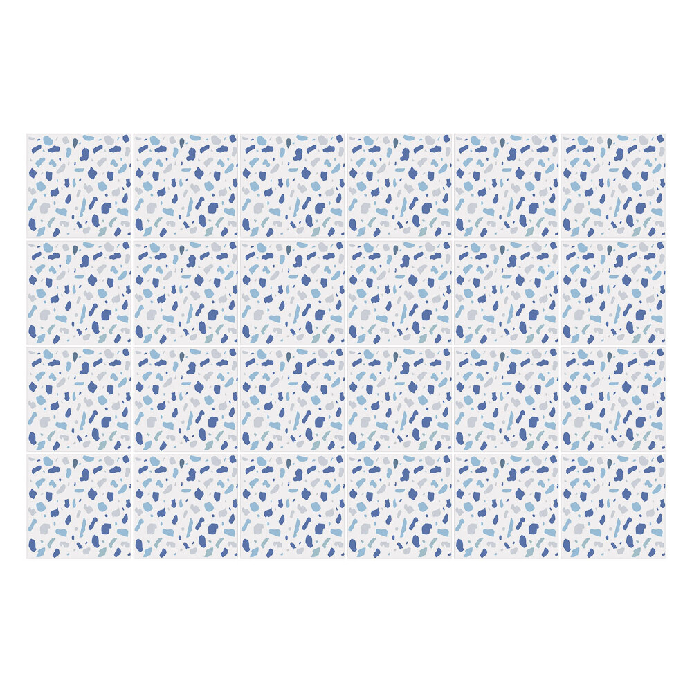 Nálepky na dlaždice Abstraktné škvrny a tvary