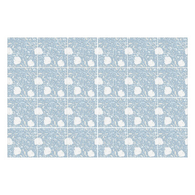 Samolepky na obklady Kvetinový motív na pozadí