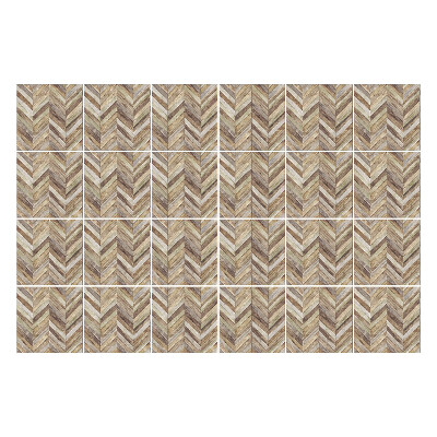 Nálepky na dlaždice Motív rybej kosti