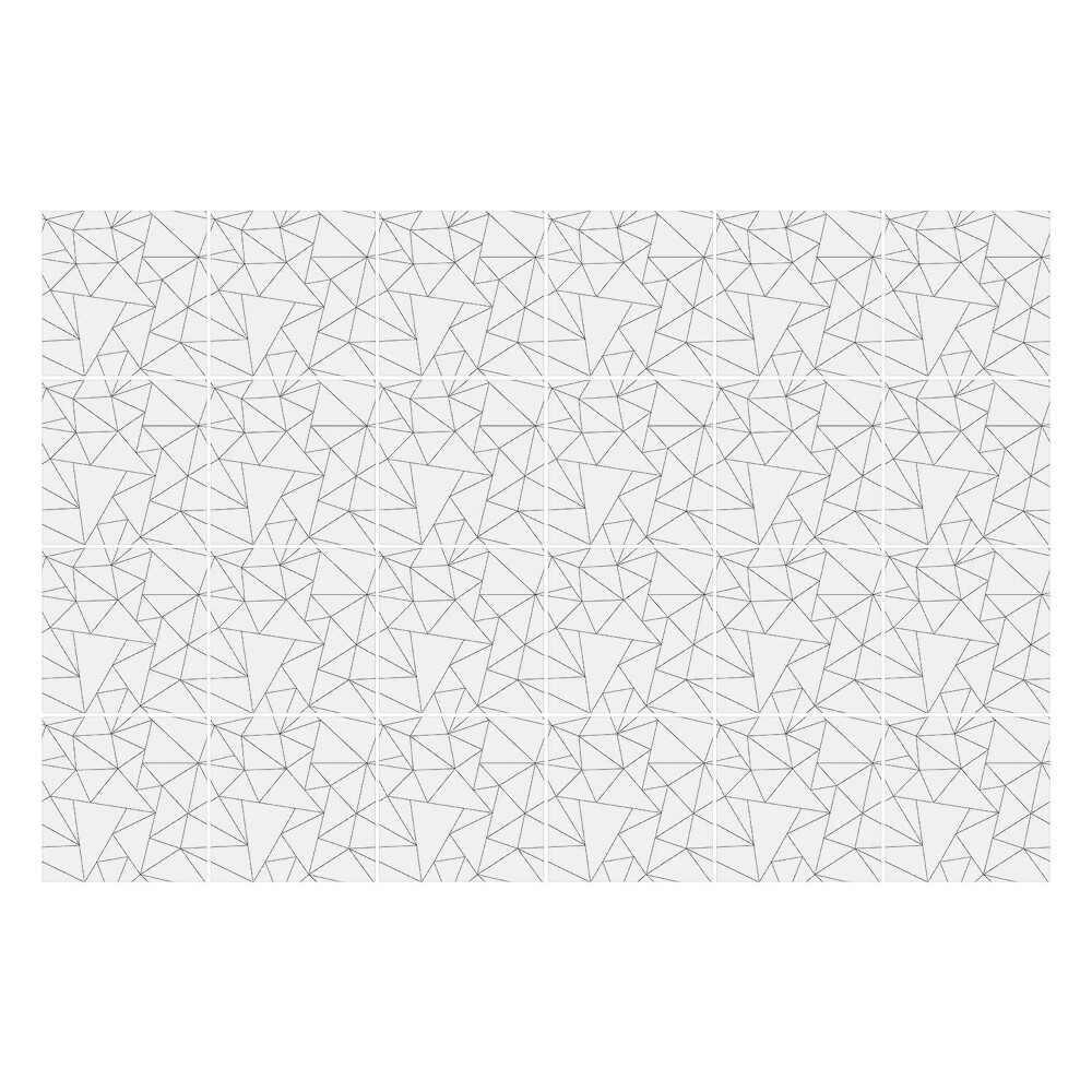 Samolepky na kachličky Geometria trojuholníka