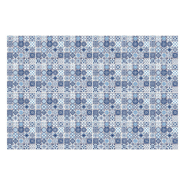 Samolepky na obklady Modré dlaždice