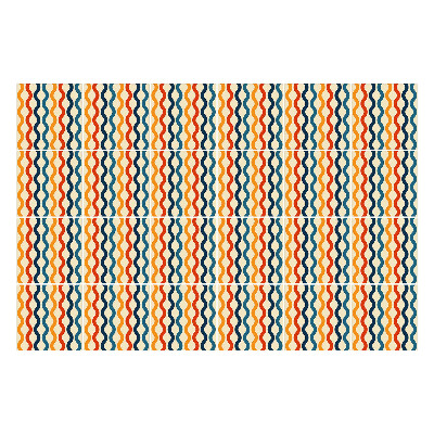 Nálepky na dlaždice Vlnovky v rytme