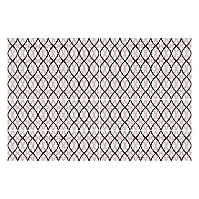 Samolepky na obklady Prepletené oválne tvary