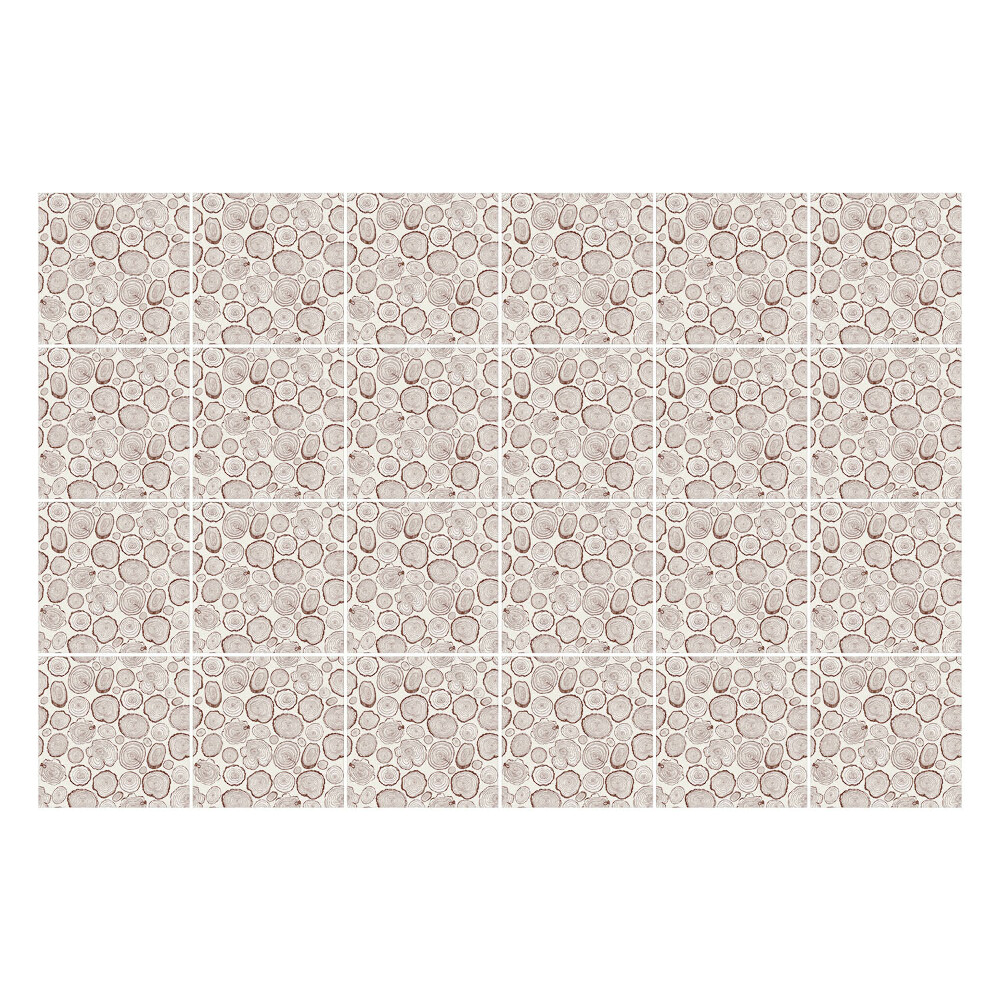 Nálepky na dlaždice Malé kmene stromov