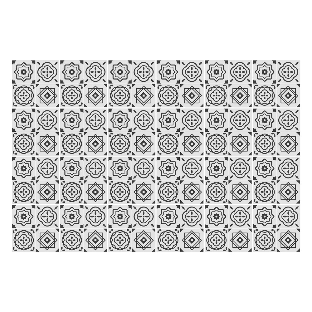 Samolepky na kachličky Kvetinové motívy v sieťke