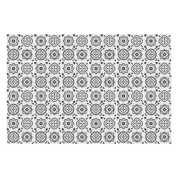 Samolepky na kachličky Kvetinové motívy v sieťke