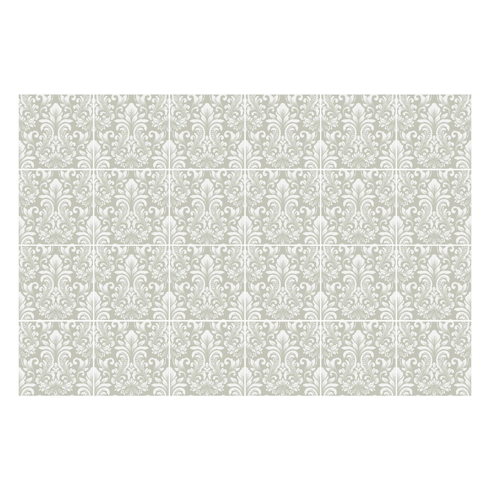 Nálepky na dlaždice Elegantné kvetinové ozdoby