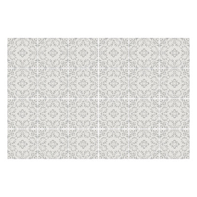 Nálepky na dlaždice Jemné kvetinové motívy